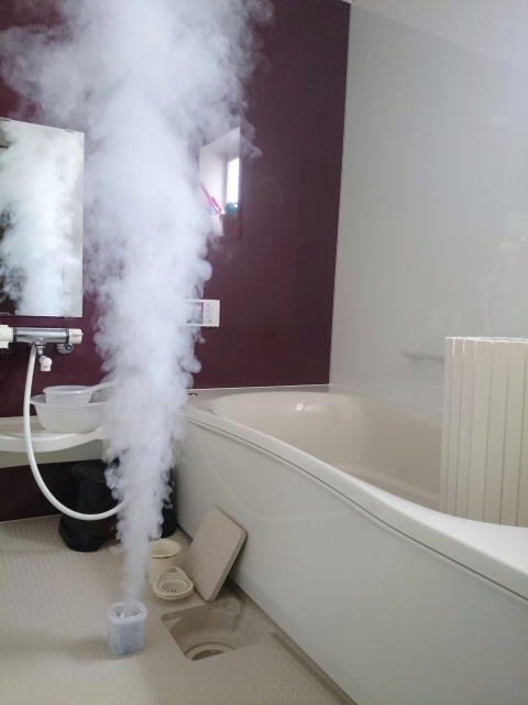 浴室の汚れ防止！