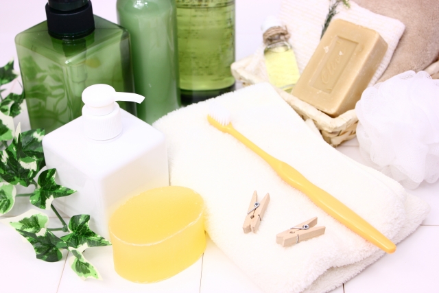 浴室クリーニング：床の掃除